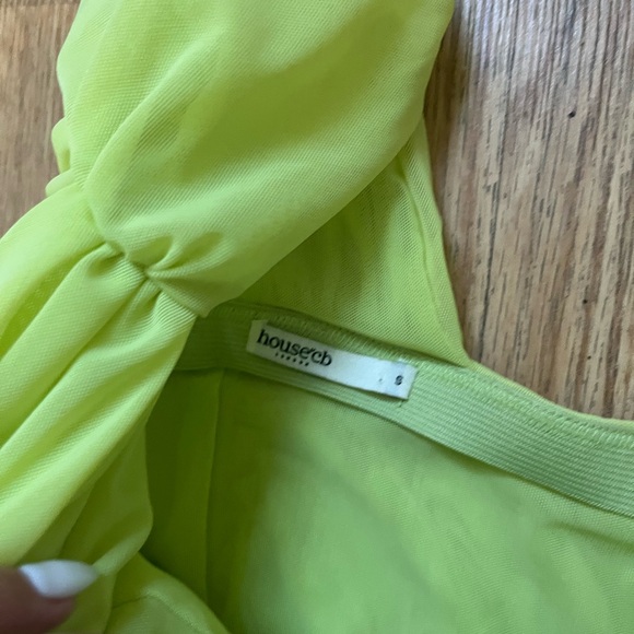 House of CB Valentina Asymmetric Cutout One-Shoulder Midi Dress Size Small - Picture 7 of 11